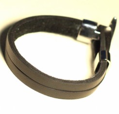 Стильный кожаный браслет Delhi