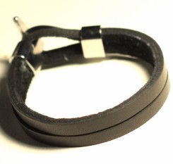 Стильный кожаный браслет Delhi