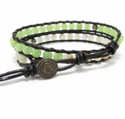 Браслет из оникса 2-х цветов Recovery 6 мм