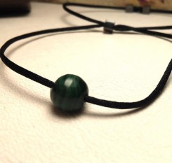 Браслет желаний и талисман на любовь из настоящего малахита