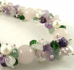 Ожерелье Розовый цветок