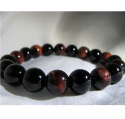 Браслет Мужской взгляд (бычий глаз 10мм)