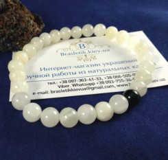 Браслет из оникса Инь-Янь 