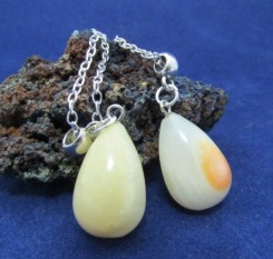 Лечебный кулон мраморный оникс на цепочке