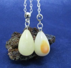Лечебный кулон мраморный оникс на цепочке