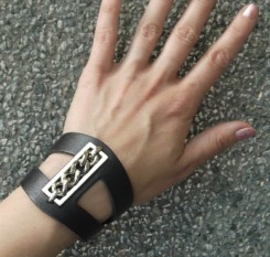 Женский кожаный браслет Spider