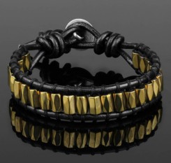 Мужской браслет из золотистого гематита для достижения целей