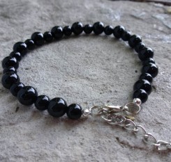 Мужской браслет Манхэттен (агат и оникс)