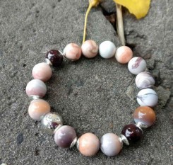 Женский браслет из серебряной бусиной Созвездие Стрельца