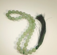 Четки из хризопраза на 33 камня Денежные Потоки