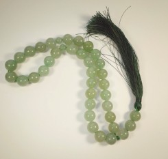 Четки из хризопраза на 33 камня Денежные Потоки