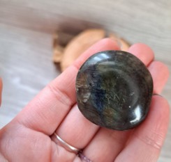 Сувенірний камінь-талісман лабрадор 