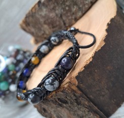 Плетений браслет-оберіг на покращення 4-х сфер життя