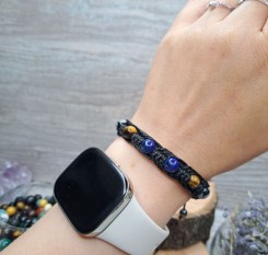 Плетений браслет-оберіг на покращення 4-х сфер життя