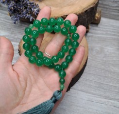 Чотки-талісман на здоров'я із нефритового кварцу