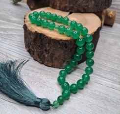 Чотки-талісман на здоров'я із нефритового кварцу