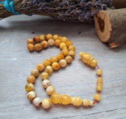 Класичні мусульманські чотки із справжнього бурштину