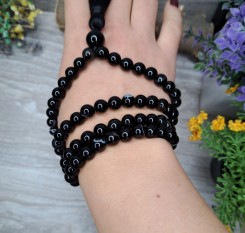 Чотки мали із бразильського агату на 108 каменів