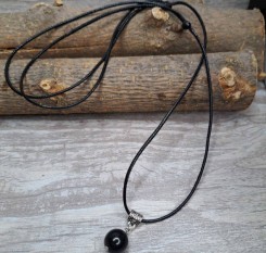 Кулон із гагата Charcoal