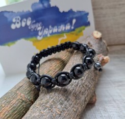 Браслет Удача (агат у шкірі)