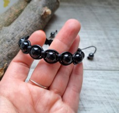 Браслет Удача (агат у шкірі)