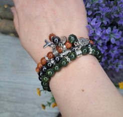 Комплект браслетів на удачу і захист