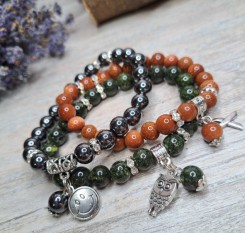 Комплект браслетів на удачу і захист