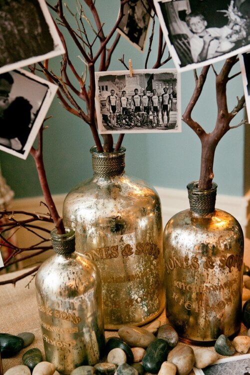 Украшение стола на золотую свадьбу 50 лет 